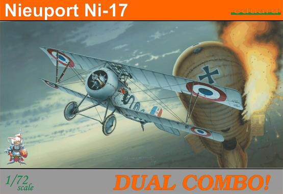 Eduard Plastic Kits 7071 Nieuport Ni-17  Dual Combo