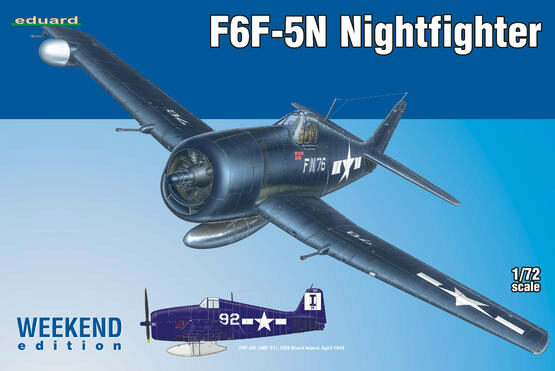 Eduard Plastic Kits 7434 F6F-5N Nightfighter Weekend edition