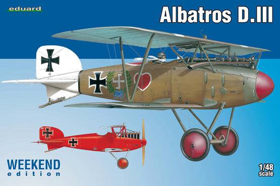 Eduard Plastic Kits 8438 Albatros D.III  Weekend Edition