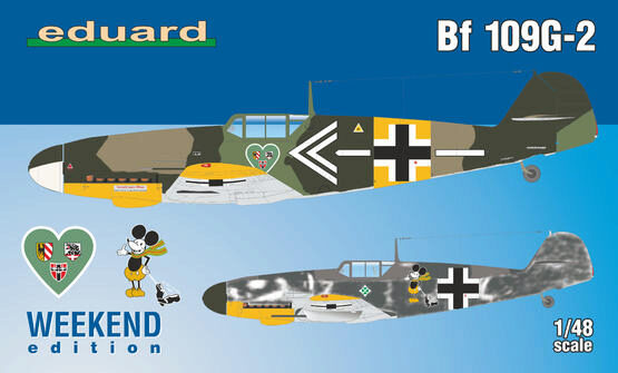 Eduard Plastic Kits 84148 Bf 109G-2  Weekend Edition