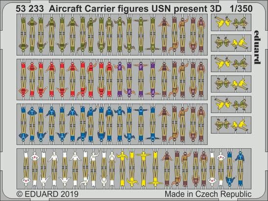 Eduard Accessories 53233 Aircraft Carrier figures USN present 3D