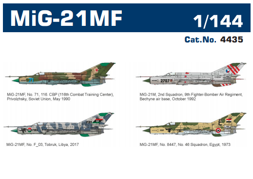 Eduard Plastic Kits 4435 MiG-21MF, Super44