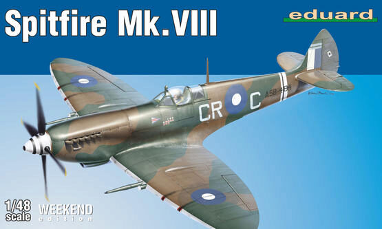 Eduard Plastic Kits 84159 Spitfire Mk.VIII, Weekend Edition