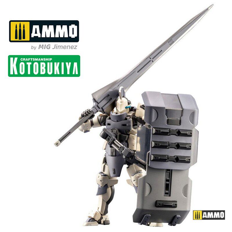 KOTOBUKIYA KTOHG045 Hexa Gear Plastic Model Kit 1/24 Governor Armor Type Knight Bianco 8 cm 