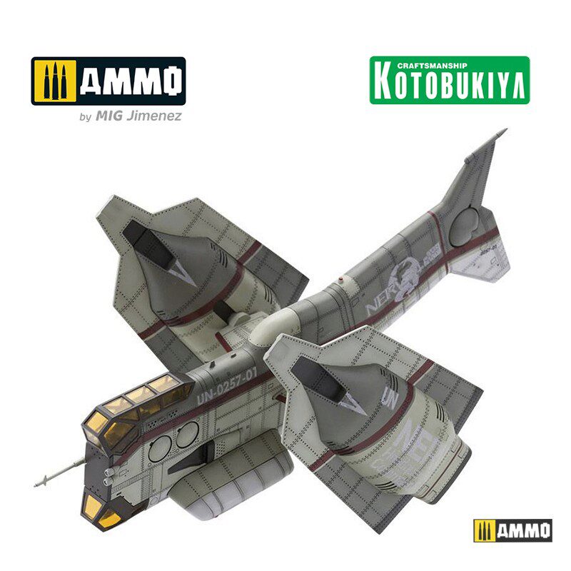 KOTOBUKIYA KTOKP182R Evangelion: 3.0 Plastic Model Kit 1/100 Vertical Take-Off &amp, Landing Aircraft YAGR-N101 19 cm 