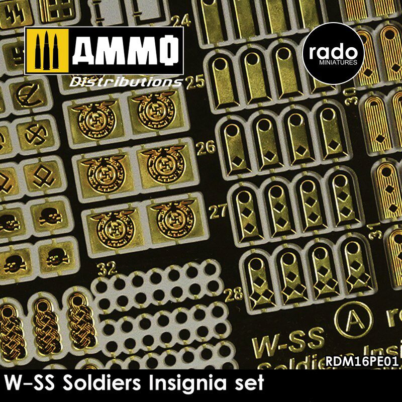 Rado Miniatures RDM16PE01 W-SS Soldiers Insignia set 