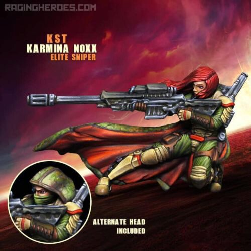 Raging Heros 3760210020713 Karmina Noxx, Elite Sniper (KST)