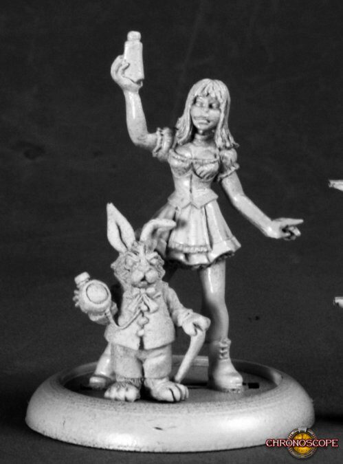 Reaper Miniatures 50209 Alice and White Rabbit