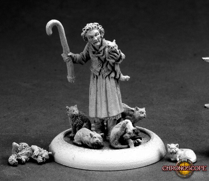 Reaper Miniatures 50235 Edna, Crazy Cat Lady