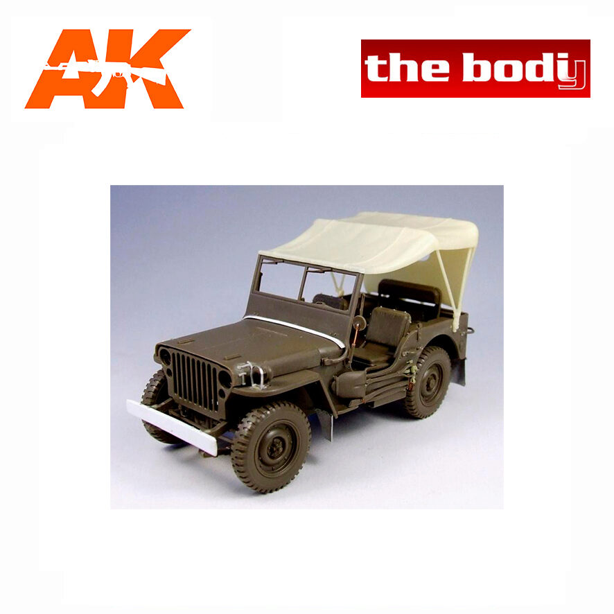 The Bodi TB 35037 Willys jeep tarp set for Tamiya kit 1/35