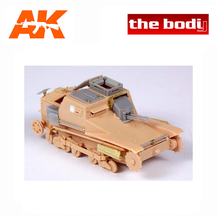 The Bodi TB 35048 CV3/35 Ansaldo conversion set for Bronco kit #2 1/35
