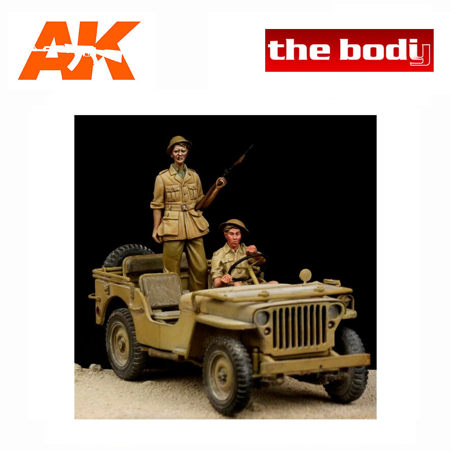 The Bodi TB 35114 British Driver & Tommy Western Desert WW II 1/35