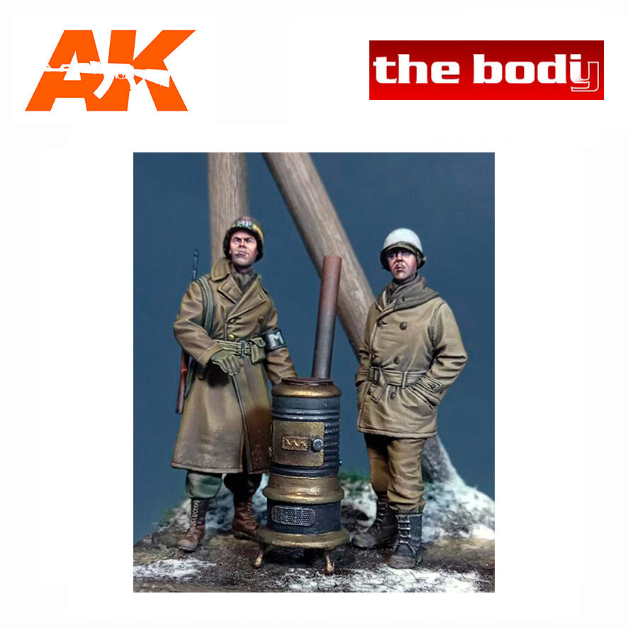 The Bodi TB 35172 US Military Police & GI WW II - Ardennes 1944 with stove 1/35