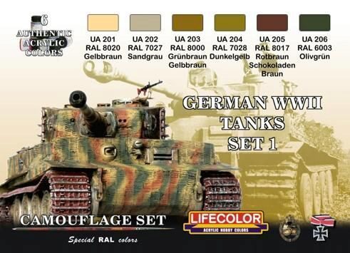 Lifecolor CS01 Acrylic colours Lifecolor for German tanksCS01