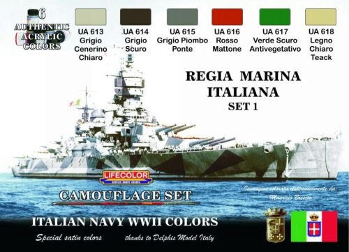 Lifecolor CS15 Acrylic colours Lifecolor for Italian Ships CS15