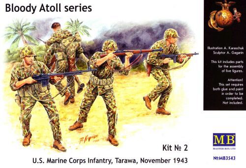 Master Box Ltd. MB3543 'Bloody Atol' U.S. Marine Corps Infantry