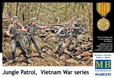 Master Box Ltd. MB3595 Jungle patrol, Vietnam War series