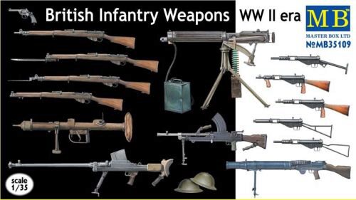 Master Box Ltd. MB35109 British infantry weapons, WWII era