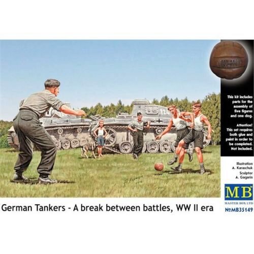 Master Box Ltd. MB35149 German tankmen in the break bet. Combats