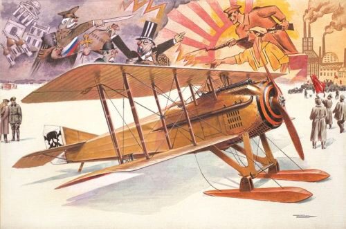 Roden 617 Spad VII c.1 with Russian skies