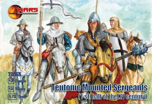 Mars Figures MS72053 Teutonic mounted sergeants, 1st half XV