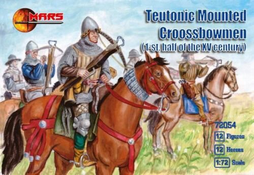 Mars Figures MS72054 Teutonic mounted crossbowmen, 1st h/XV