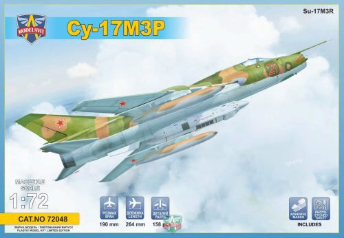 Modelsvit MSVIT72048 Sukhoi Su-17M3R Reconnaissance Fighter- Bomber with KKR pod