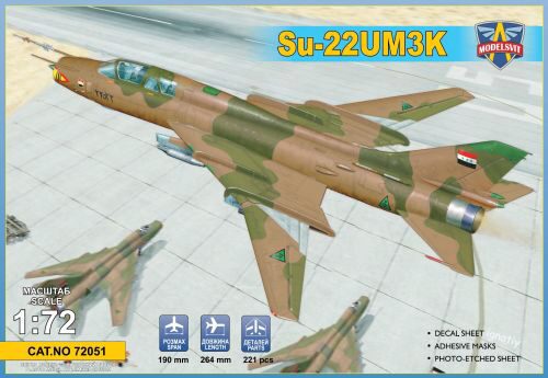 Modelsvit MSVIT72051 Su-22UM3K advaced two-seat trainer (Export vers.)