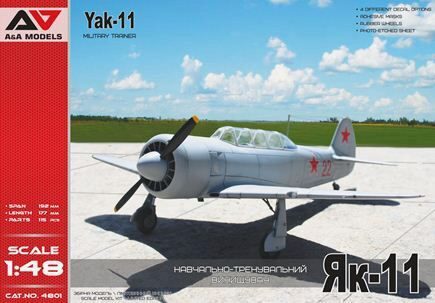 Modelsvit AAM4801 Yakovlev Yak-11 Military Trainer