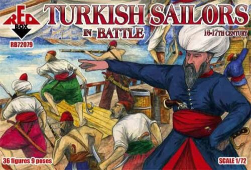 Red Box RB72079 Turkish sailor in battle, 16-17th centur