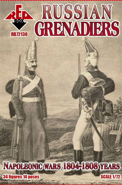 Red Box RB72130 Russian grenadiers, 1804-1808