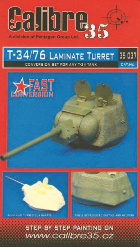 Calibre 35.037 T-34/76 Laminate Turret