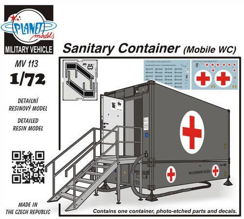 Planet Models MV113 Sanitary Container (Mobile WC)