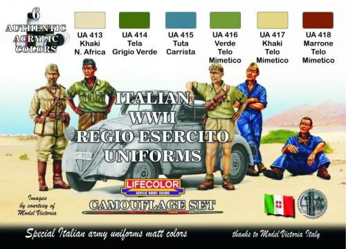 Lifecolor CS14 Acrylic colours Lifecolor for Italian uniforms CS14