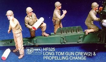 Hobby Fan HF525 Long Tom Gun Crew(2) & Propelling Change