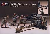 Hobby Fan HF559 German Pak 43/41 Gun Crew- 4 Figures
