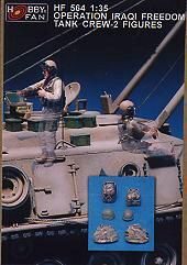 Hobby Fan HF564 Operation Iraqi Freedom Tank Crew-2 Fig.