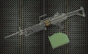 Hobby Fan HF604 Resin arms U.S. M249 Minimi machine gun