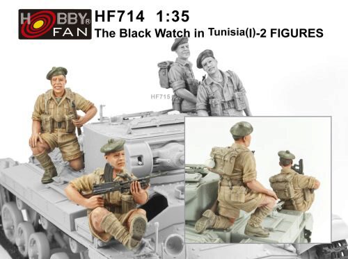 Hobby Fan HF714 The Black Watch in Tunisia(1)-2 Figures