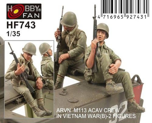 Hobby Fan HF743 ARVN M113 Crew(2) -2 Figures