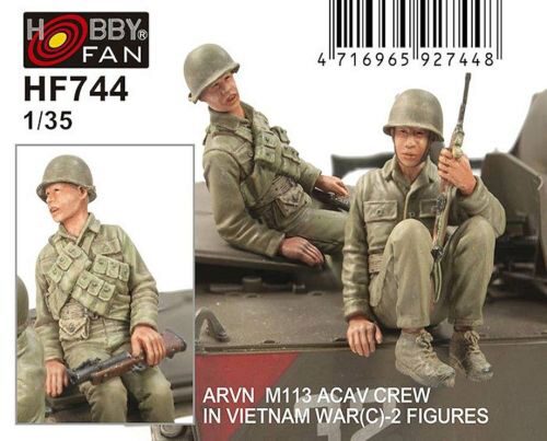 Hobby Fan HF744 ARVN M113 Crew(3) -2 Figures