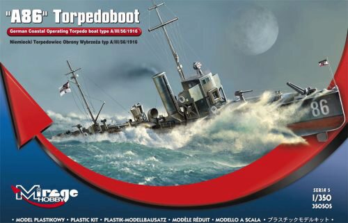 Mirage Hobby 350505 A 86 German Torpedoboat A/III Class
