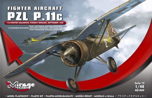 Mirage Hobby 481009 Fighter Aircraft PZL P.11c