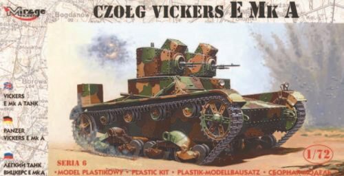 Mirage Hobby 726003 Leichter Panzer Vickers E Mk A