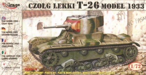 Mirage Hobby 72609 Leichter Panzer T-26 1933
