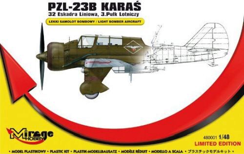 Mirage Hobby 480001 PZL-23B Karas Recon. Bomber 32thLF/3.AR