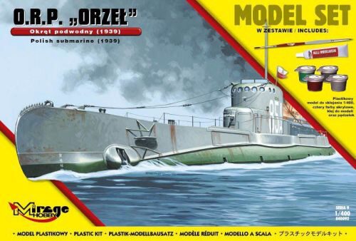Mirage Hobby 840092 ORP"Orzel"(Polish Submarine1939)ModelSet