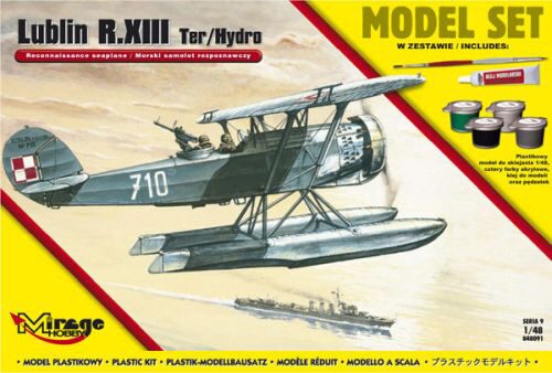 Mirage Hobby 848091 Lublin R.XIII Ter/Hydro Reconnaissance s seaplane (Model Set)