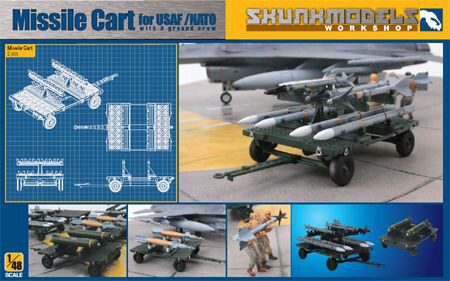 SKUNKMODEL Workshop SW-48004 MISSILE CART FOR USAF/NATO