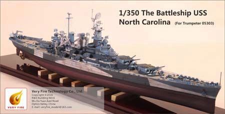 Very Fire VF350002 The Battleship USS Nort Carolina (for Trumpeter 05303)